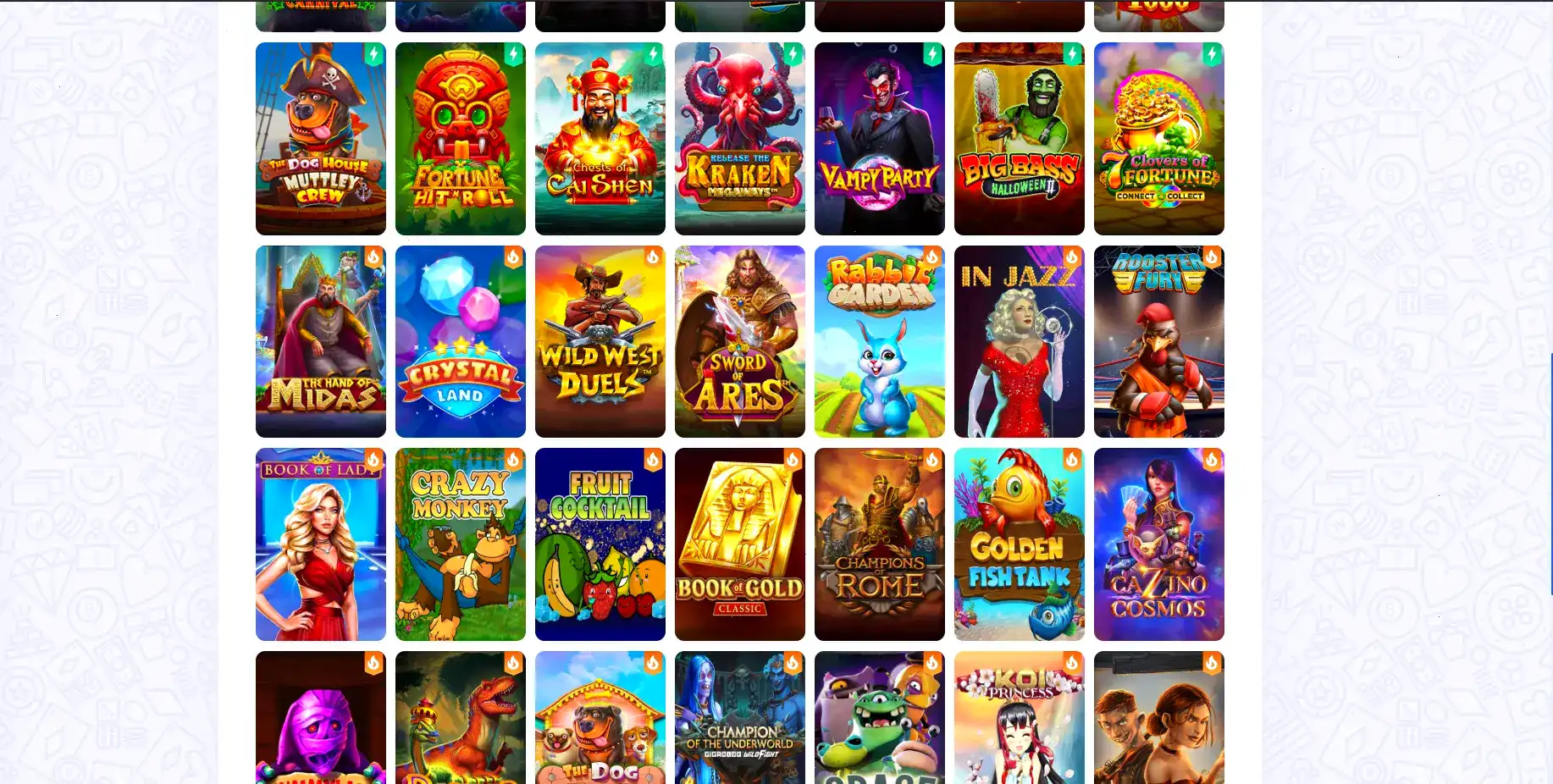 Мобильное приложение Avocado casino на телефоне